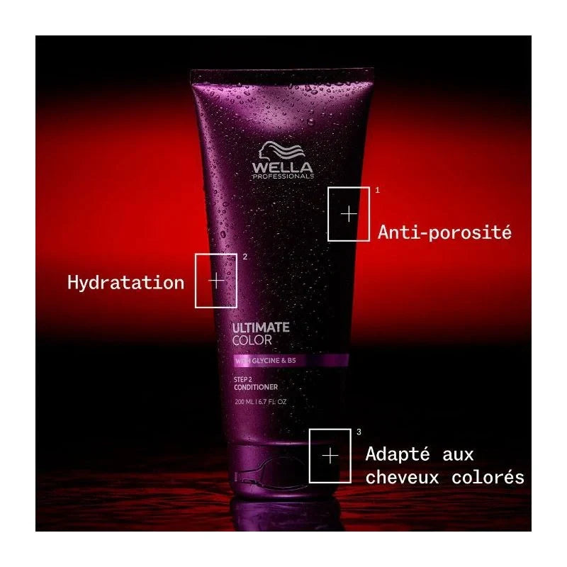 Après-Shampooing Ultimate Color Wella Professionals – Cheveux Colorés| Hairéa Lissage