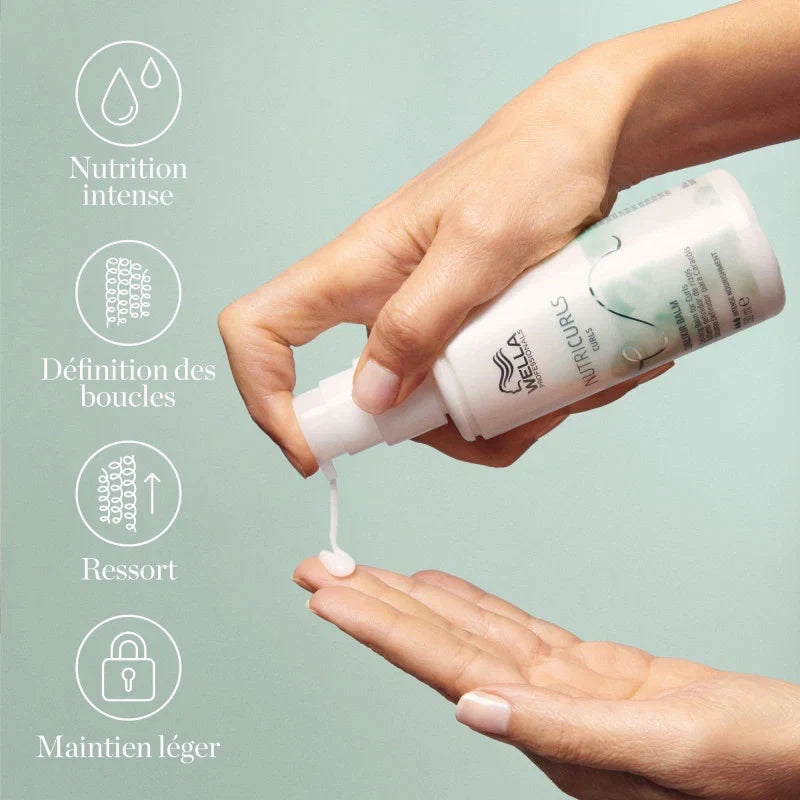Baume Définition Curlixir Nutricurls Wella 150ml – Cheveux Bouclés| Hairéa Lissage