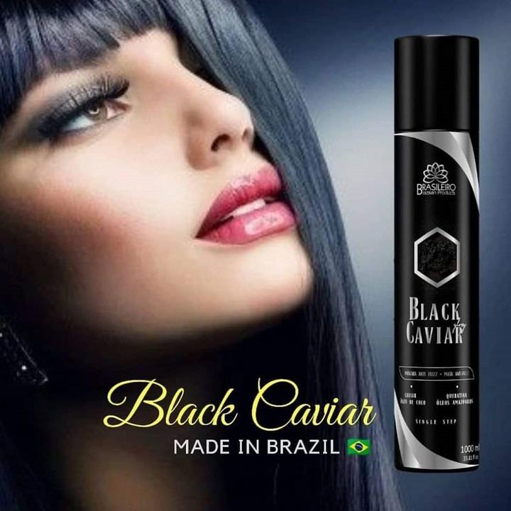 Lissage Brasileiro Black Caviar – Lissage Naturel Cheveux Afro