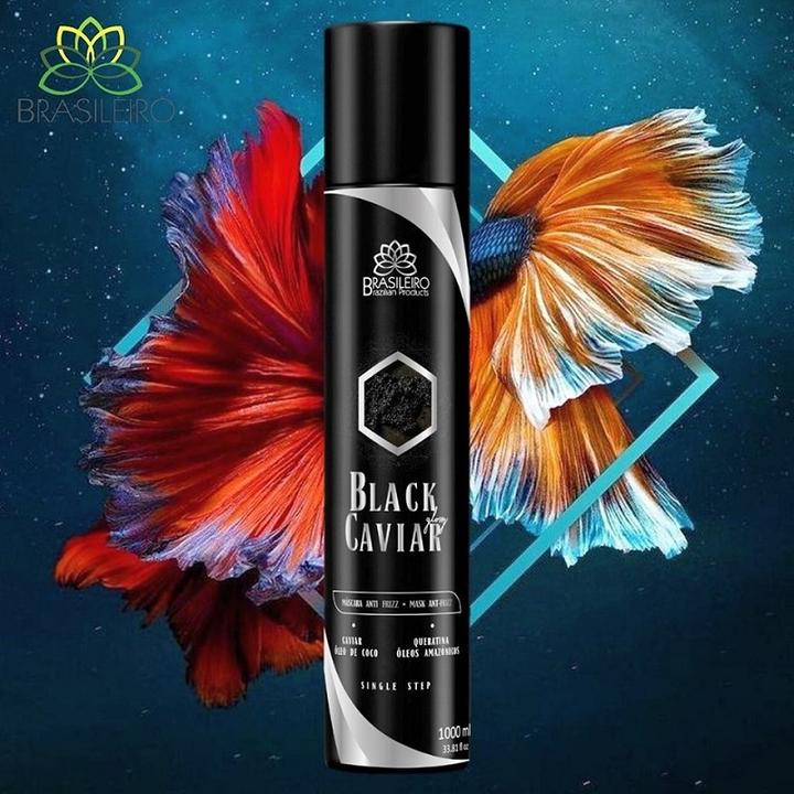 Lissage Brasileiro Black Caviar – Lissage Naturel Cheveux Afro