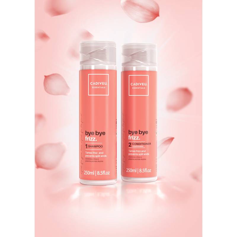 Soins Pour Cheveux Cadiveu Bye Bye Frizz (Shampoing et Conditionneur)