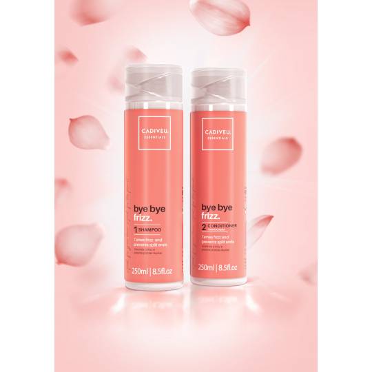 Kit entretien cheveux - BYE BYE FRIZZ - soin lissant - Cadiveu