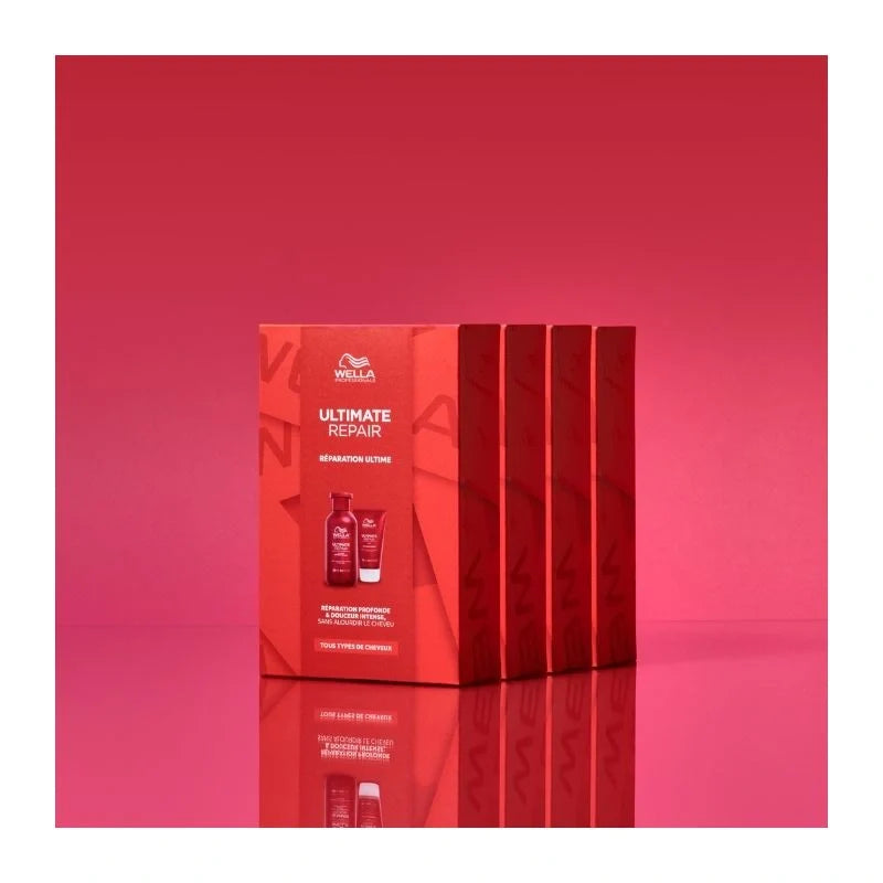Coffret réparation ultime cheveux abîmés Ultimate Repair Wella Professionals
