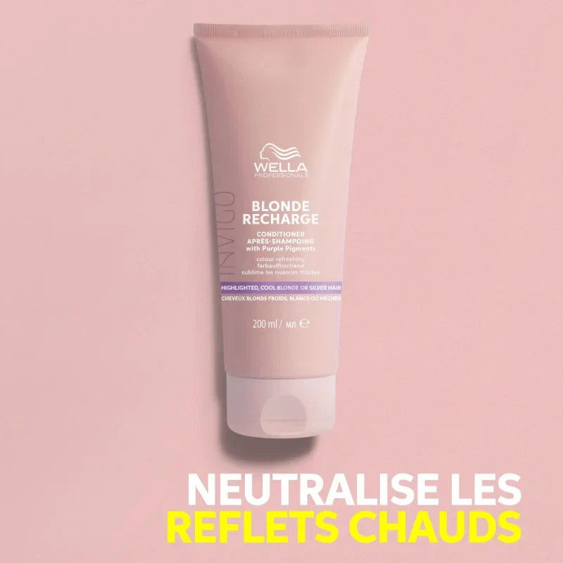 Conditionneur Blond Froid Invigo Blonde Recharge Wella Professionals| Hairéa Lissage