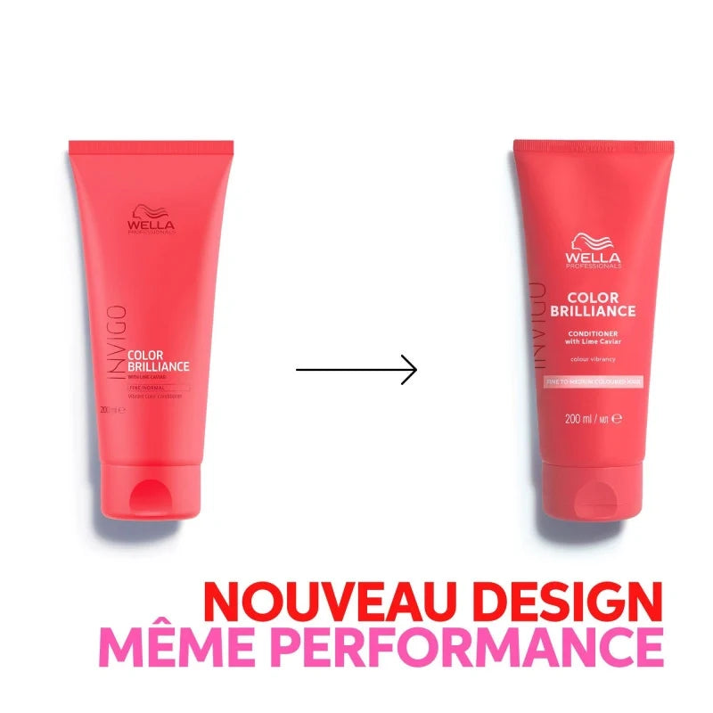 Conditionneur Couleur Cheveux Fins à Moyens Invigo Color Brilliance Wella
