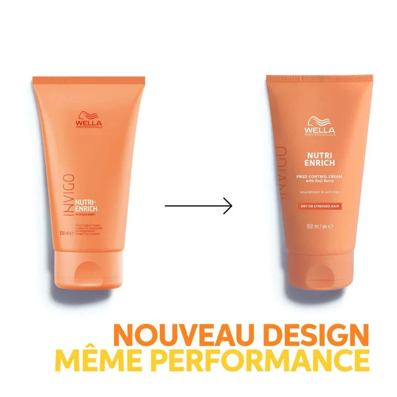 Crème Lissage Anti-Frisottis Invigo Nutri-Enrich Wella 150ml| Hairéa Lissage
