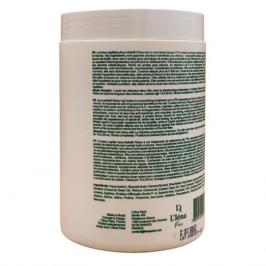 BTX Capillaire Ayurvédie® Relax – Enzymoplastie®| Lissant Jusqu’à 70 %