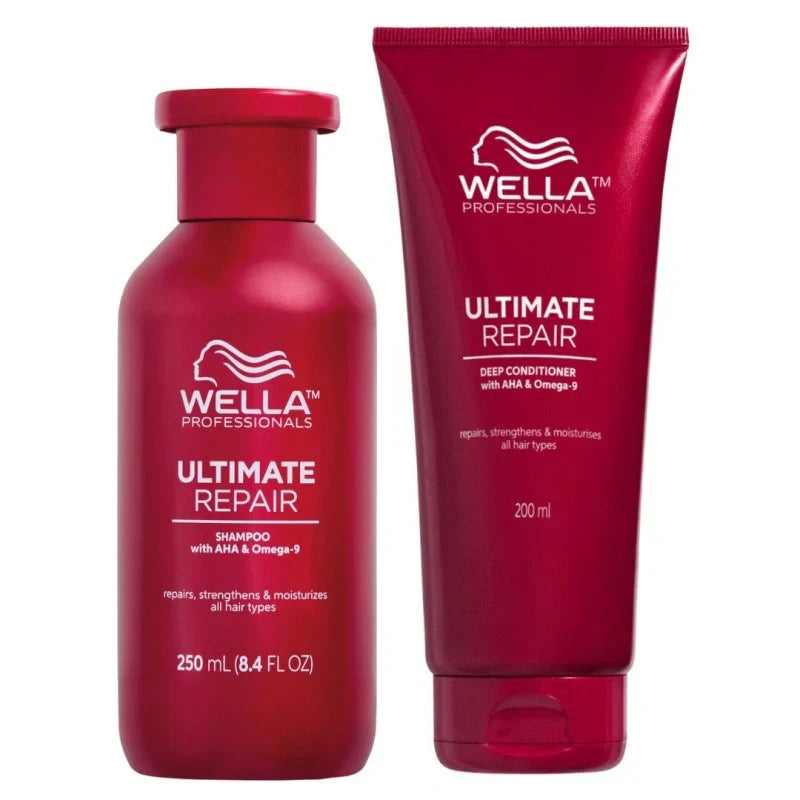 Duo Ultimate Repair Wella – Shampooing 250ml + Après-Shampooing 200ml| Hairéa Lissage