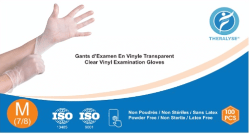 Gants noir jetable nitrile, 3.8 gr, non poudrés noir ou blanc en455- en374