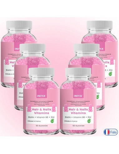 Gummies Cheveux Ongles Iniya Hair & Nails Vitamins
