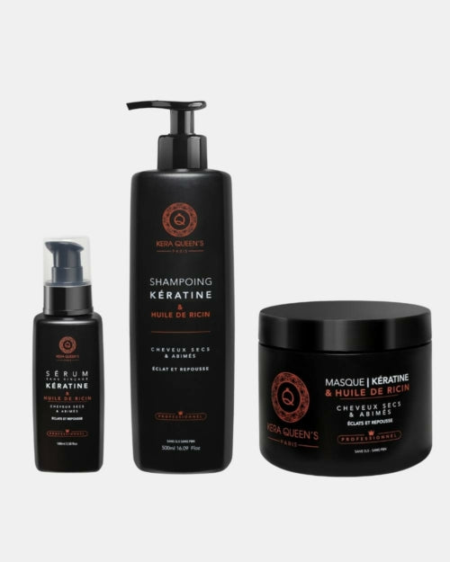 Gamme entretien lissage Kératine & Ricin sans sulfate