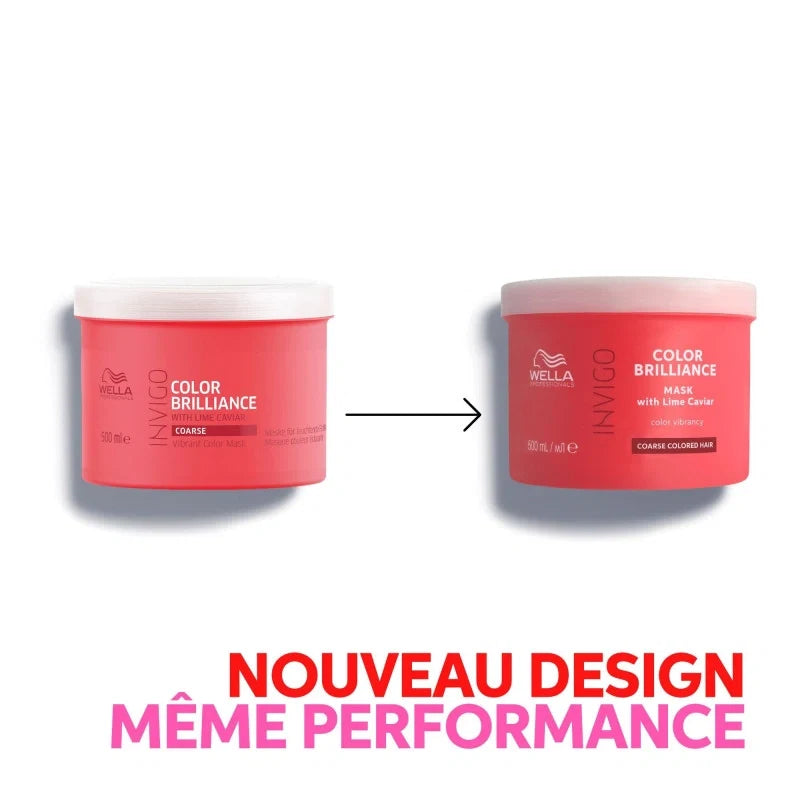 Masque couleur cheveux épais Invigo Color Brilliance Wella