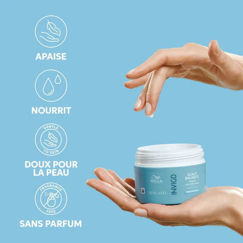 Masque Cuir Chevelu Sensible Invigo Balance Wella