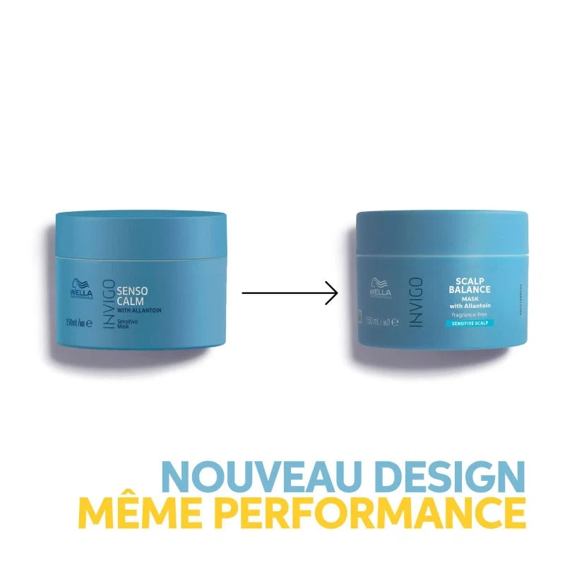 Masque Cuir Chevelu Sensible Invigo Balance Wella