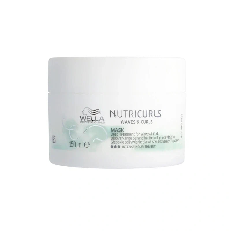 Masque Profond Anti-Frisottis Boucles Ondulations Nutricurls Wella