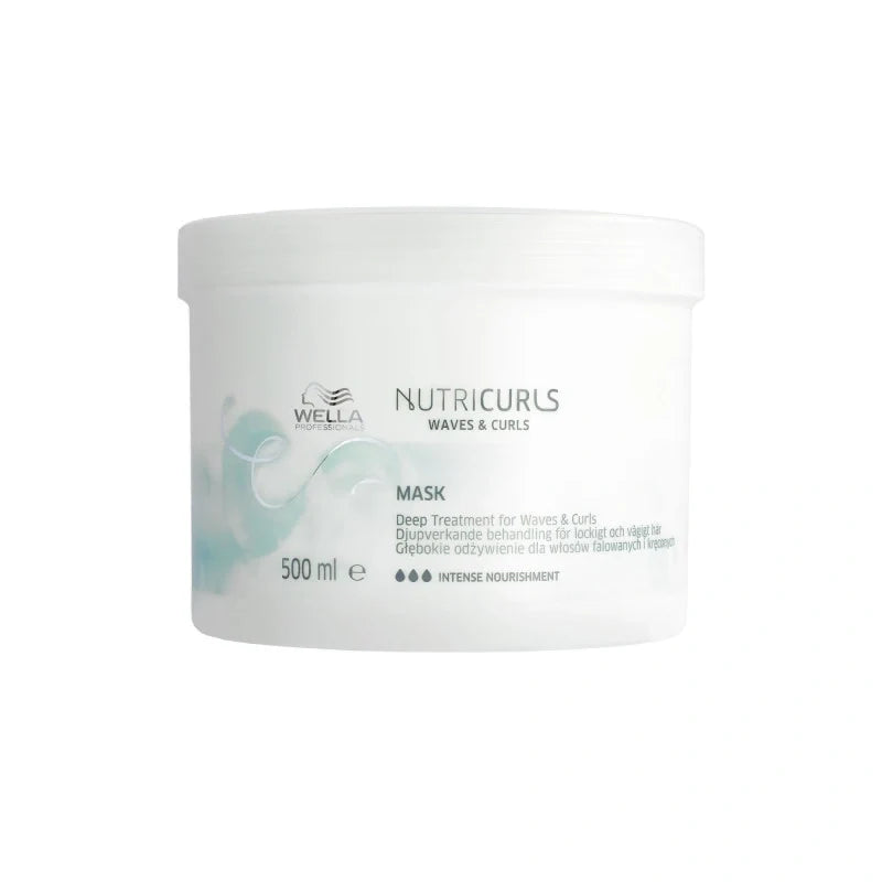 Masque Profond Anti-Frisottis Boucles Ondulations Nutricurls Wella