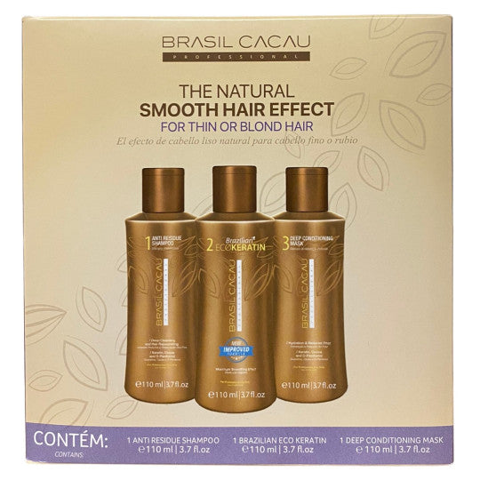 Lissage Brésilien EcoKeratin Brasil Cacau – Brillance & Discipline