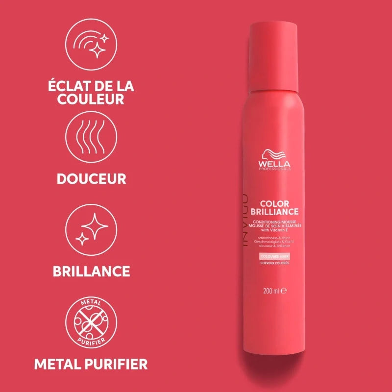 Mousse Sans Rinçage Wella Invigo Color Brilliance 200ml