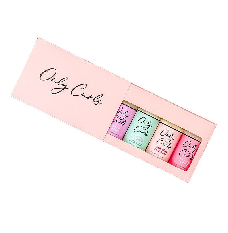 Pack de Démarrage Only Curls 4 x 100ml – Routine Complète Cheveux Bouclés| Hairéa Lissage