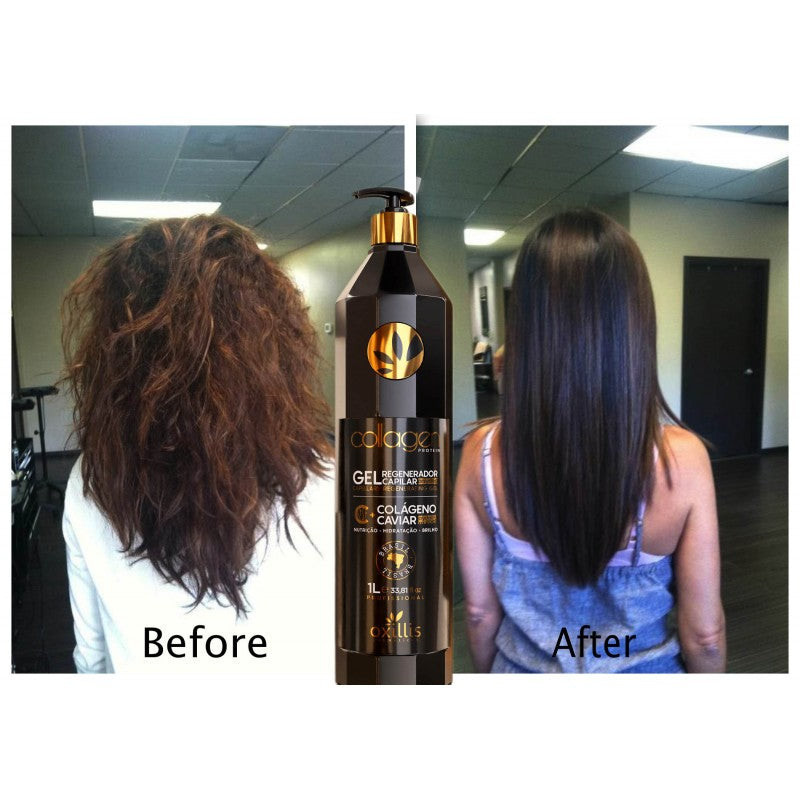 Lissage Brésilien OXILLIS Collagen Protein Gel Regenerador