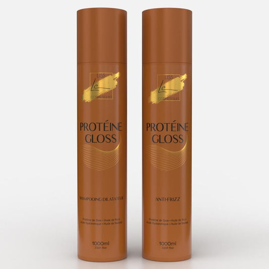 Lissage Protéine caviar Gloss S-liss cosmétique nouveau lissage brésilien 2 produits