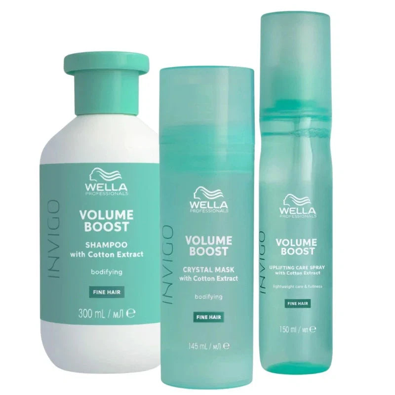 Routine Antistatique Invigo Volume Boost Wella Professionals| Hairéa Lissage