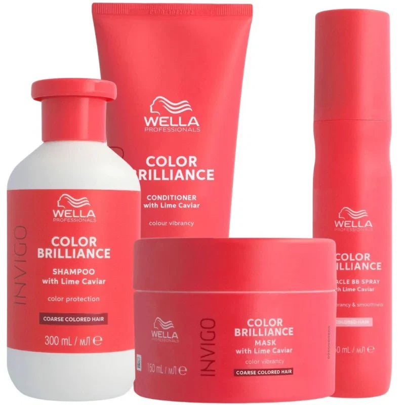 Routine Complète Invigo Color Brilliance Wella – Cheveux Épais Colorés| Hairéa Lissage