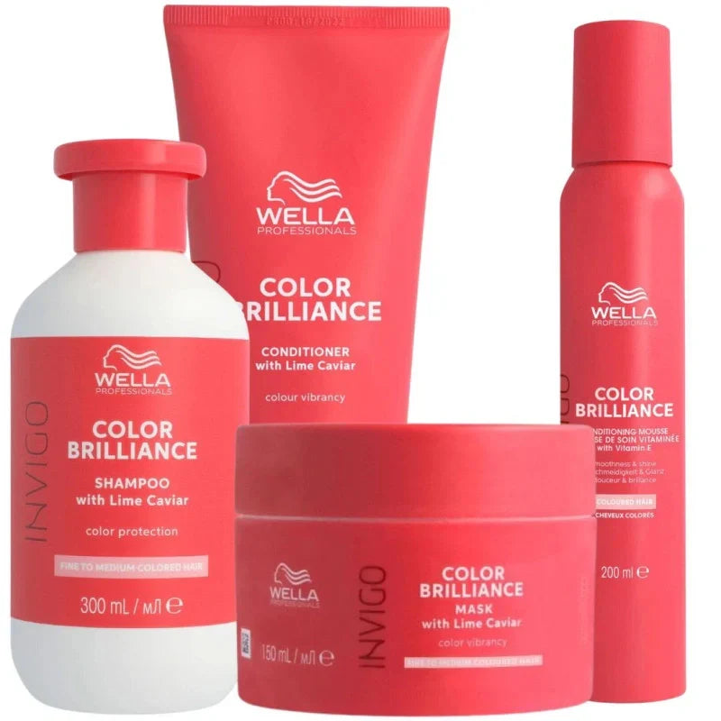 Routine Complète Invigo Color Brilliance Wella – Cheveux Fins & Colorés| Hairéa Lissage