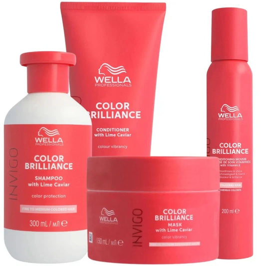 Routine Complète Invigo Color Brilliance Wella – Cheveux Fins & Colorés| Hairéa Lissage