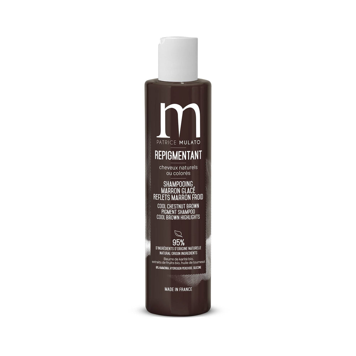 Mulato Shampoing Repigmentant Marron Glacé - Reflets Marron Froid 200ml