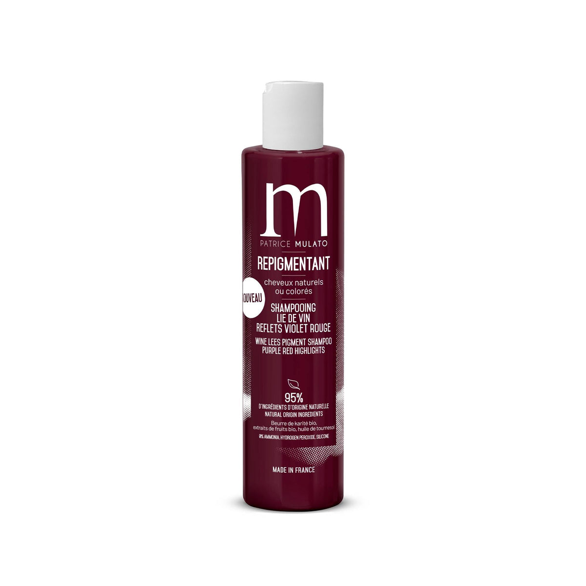 Mulato Shampoing Repigmentant Lie de Vin - Reflets Intenses 200ml