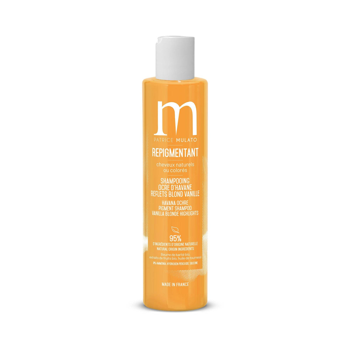 Mulato Shampoing Repigmentant Ocre d'Havane - Reflets Blond Vanillé 200ml