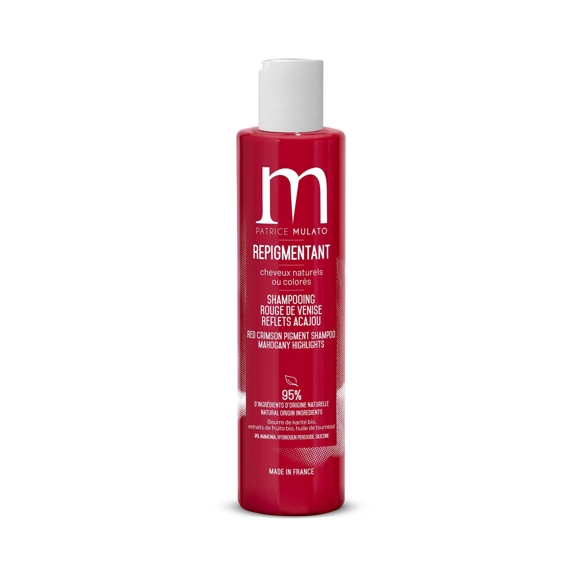 Mulato Shampoing Repigmentant Rouge de Venise - Reflets Rouge Acajou 200ml