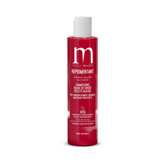 Mulato Shampoing Repigmentant Rouge de Venise - Reflets Rouge Acajou 200ml