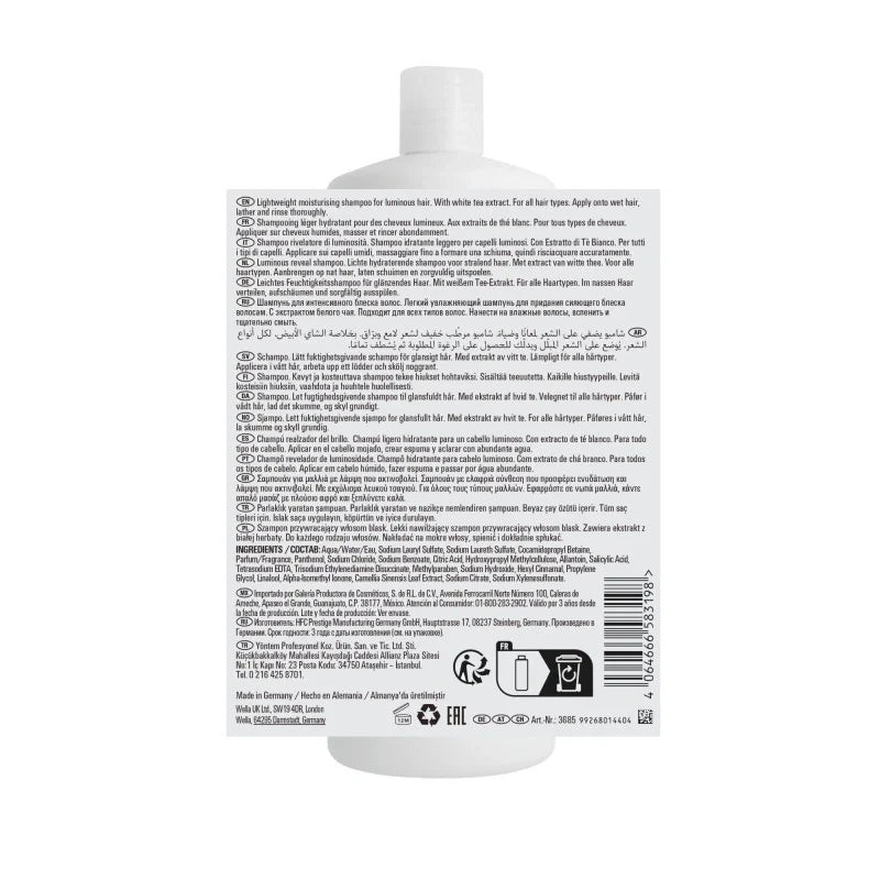 Shampooing Brillance Oil Reflections Wella