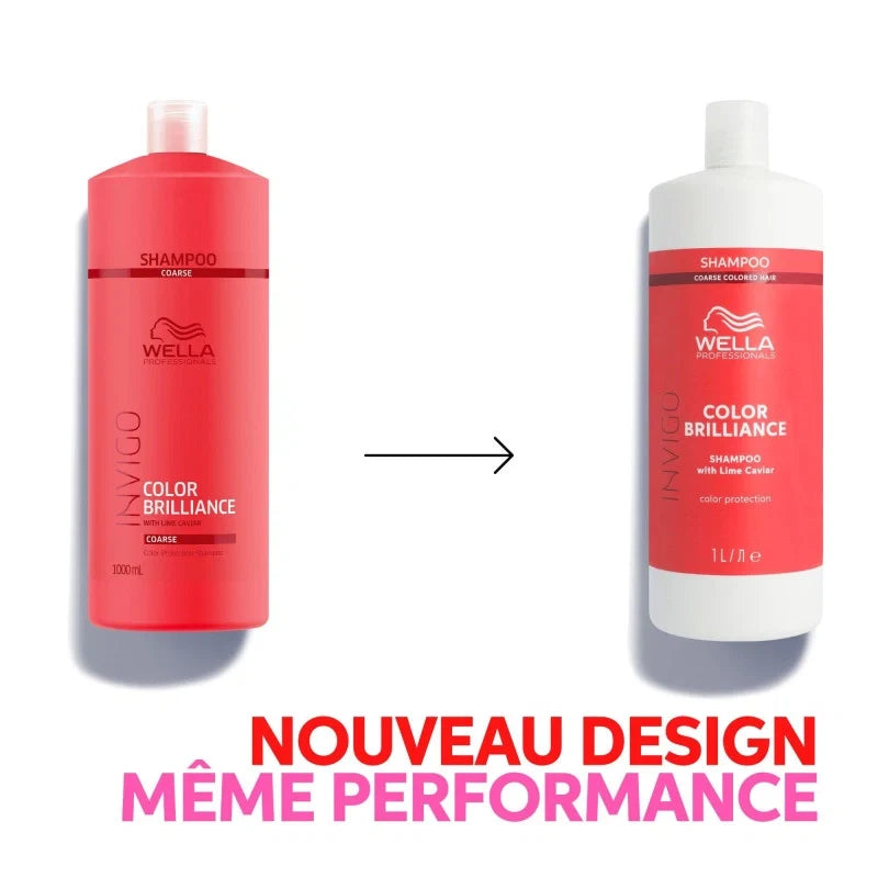 Shampooing couleur cheveux épais Invigo Color Brilliance Wella