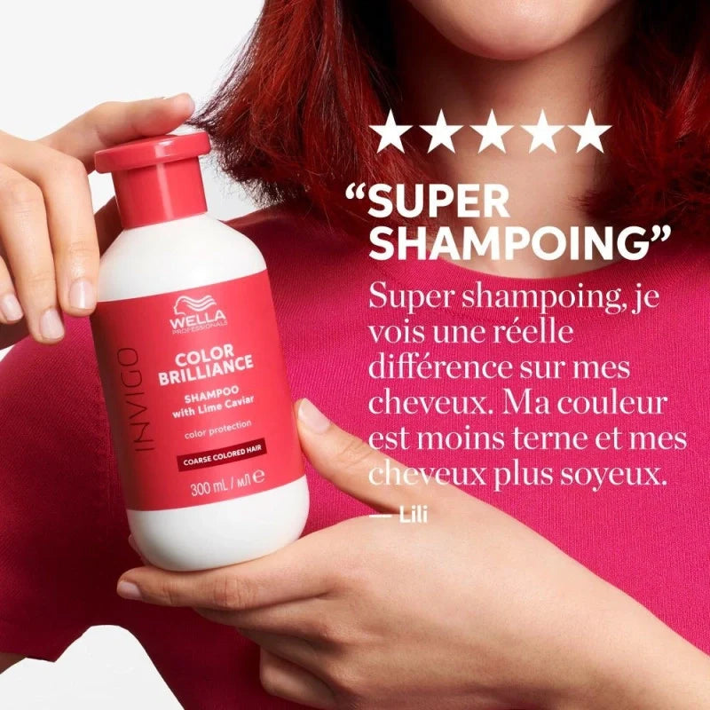 Shampooing couleur cheveux épais Invigo Color Brilliance Wella