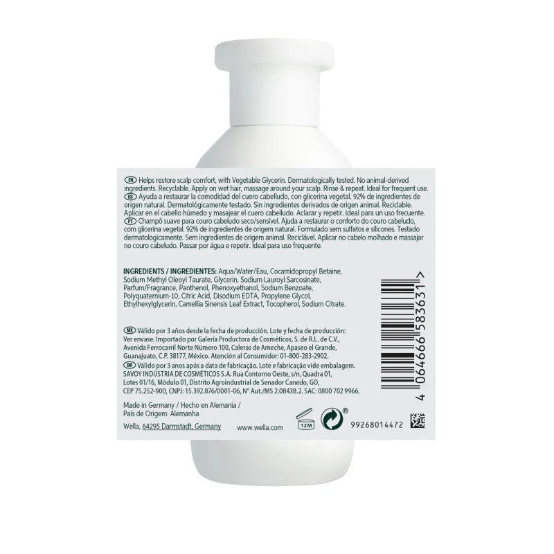 Shampooing Cuir Chevelu Sec & Sensible Elements Calming Wella