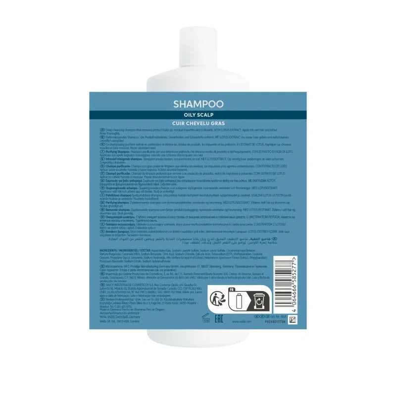 Shampooing Purifiant Cheveux Gras Invigo Balance Wella