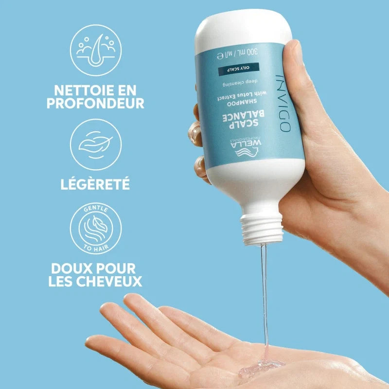 Shampooing Purifiant Cheveux Gras Invigo Balance Wella