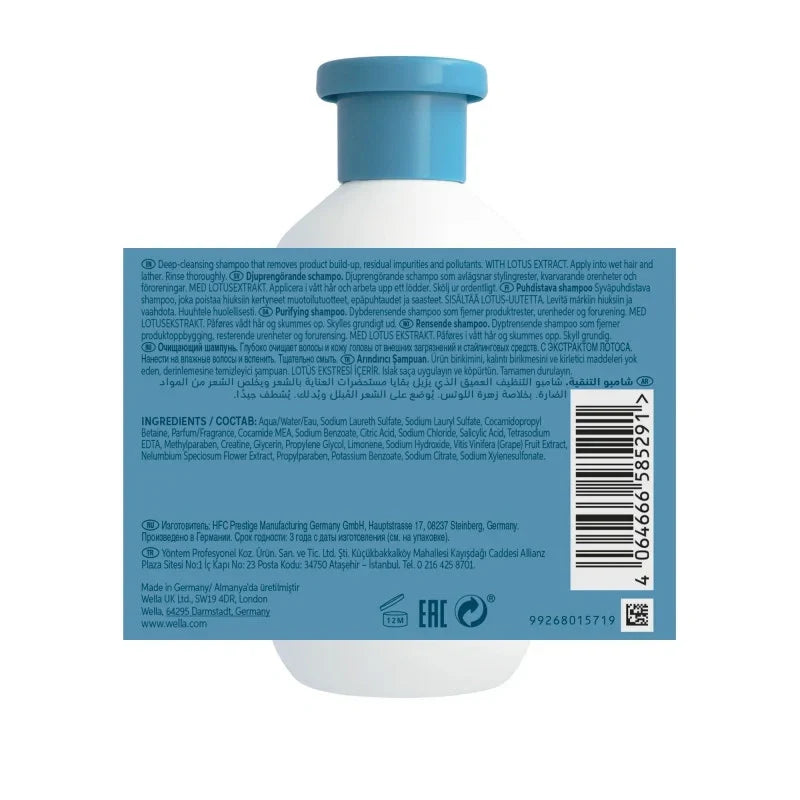 Shampooing Purifiant Cheveux Gras Invigo Balance Wella
