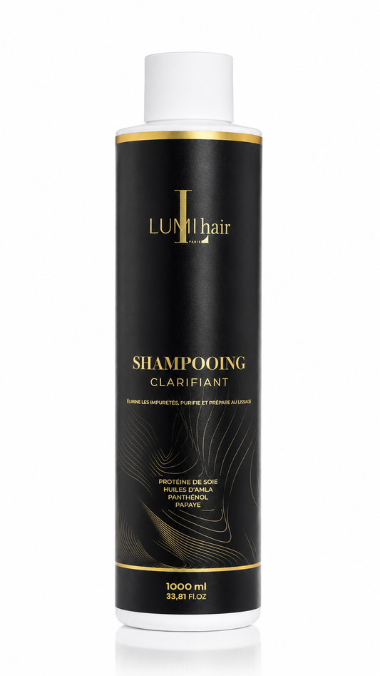 Lissage Brésilien & Indien LUMI hair Paris – Protéine de Soie & Huile d'Amla| Kit Black Panther + Shampooing