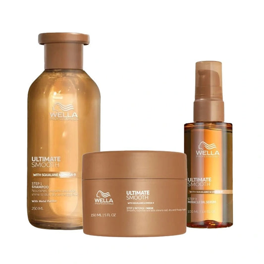 Trio Anti Frisottis Cheveux Epais Ultimate Smooth Wella